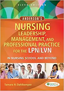 Anderson's Nursing Leadership Management